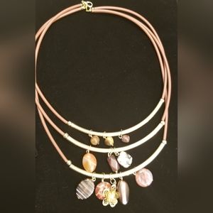 Necklace with matching bracelet